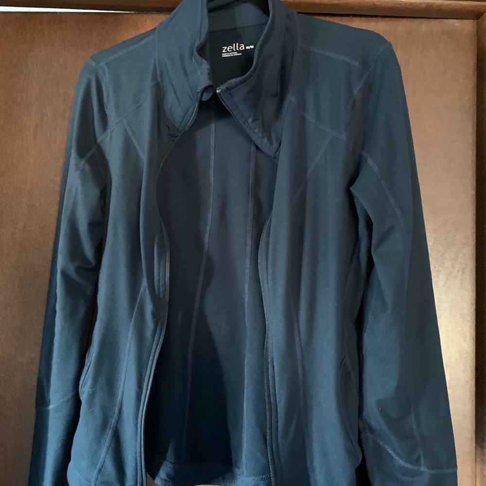 Zella Blue Full Zip Up Sweatshirt Jacket